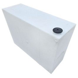 50 Gallon Ronco White Low Profile Transport Tank