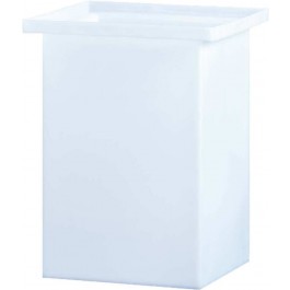 23 Gallon PP Ronco White Rectangular Open Top Tank