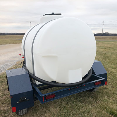 Small water tank trailer