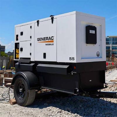 Mobile Generator Trailer for Portable Power