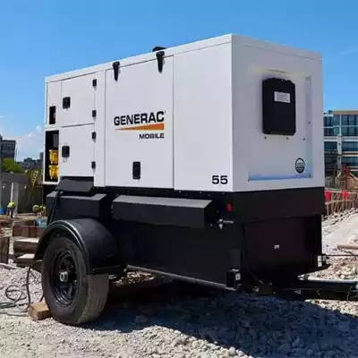 Large mobile Generac generator