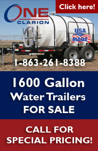 1600 gallon water tank trailer