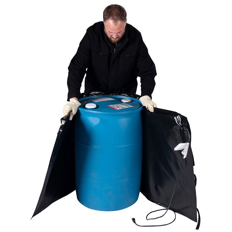 55 Gallon Drum Blanket Heater Insulated, FullWrap Ready to Ship Call