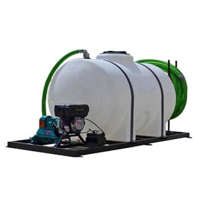 Portable water tank trailer for sal