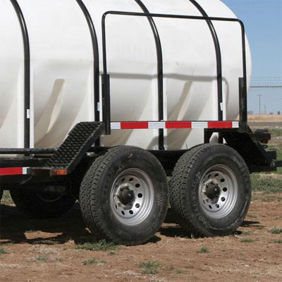 water tank trailer with pump